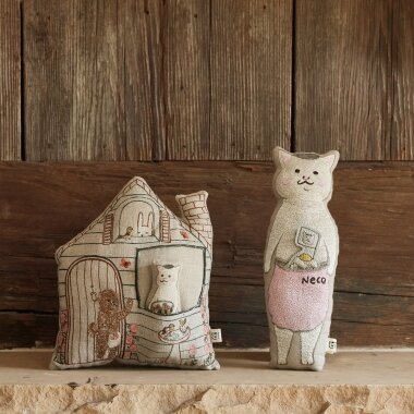 最終値下げ！コーラル&タスク 猫村さん 小さなピローのポケットハウス 新品 1b431755-f7ec-4d98-9288-