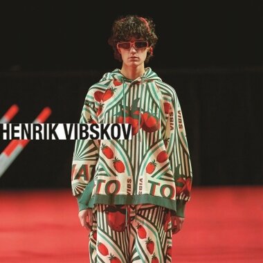 HENRIK VIBSKOV ポロシャツ グリーン系 25SS】MEN CACTI WAACKYポロシャツ グリーン