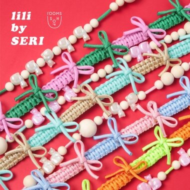 ストラップ lily LOWRYS FARM｜【ストラップシート付き】ナイロンシュシュ