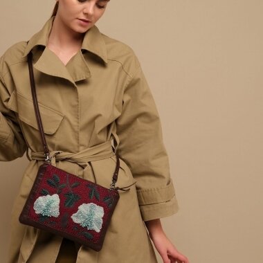 希少 JAMIN PUECH　PHILIBER ハンドバック JAMIN PUECH SPRING SUMMER 2017 PHILIBERT OLIVE HANDBAG