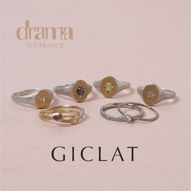 GICLAT ギクラ　K18 drama H.P. 限定リング 12号 オンラインショップ新入荷】GICLAT（ギクラ）｜drama H.P.FRANCE