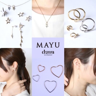 アッシュペーフランス購入MAYUフープピアス 5de1f8a6-d6b9-46b8-92a3-