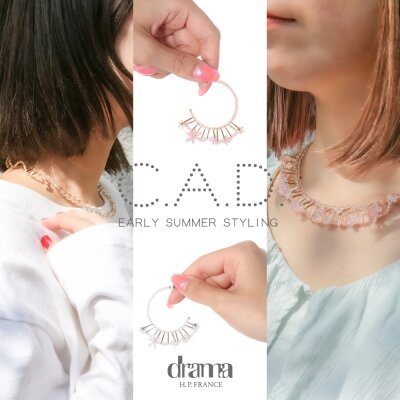 H.P FRANCE C.A.D ショートフリルピアス 91728d16-d2c1-46f2-a53a-