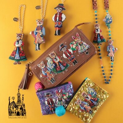 完売品　HP France 刺繍 2WAY巾着バッグ タマオワールド 完売品 HP France 刺繍 2WAY巾着バッグ タマオワールド 中古・古着通販