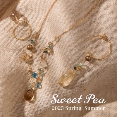アッシュペーフランス　スイートピー　ピアス Sweet Pea 2025 -Sping Summer Collection-｜H.P.FRANCE公式サイト