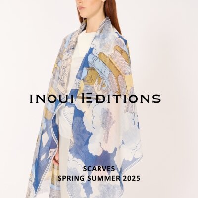 INOUI EDITIONS SCARVES SPRING SUMMER 2025｜H.P.FRANCE公式サイト