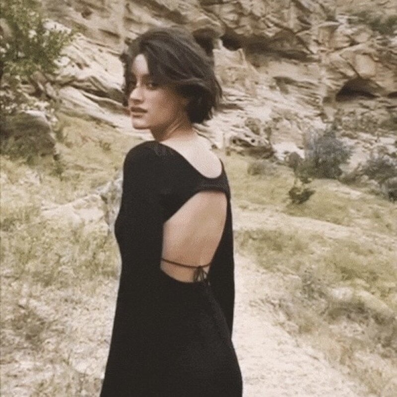 determ; PRE ORDER " COLLAGEN OPEN BACK DRESS "
