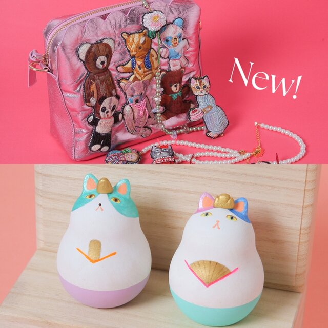 オンラインショップ】tamaoworld×ナタリーレテの新作＆おひなさまが