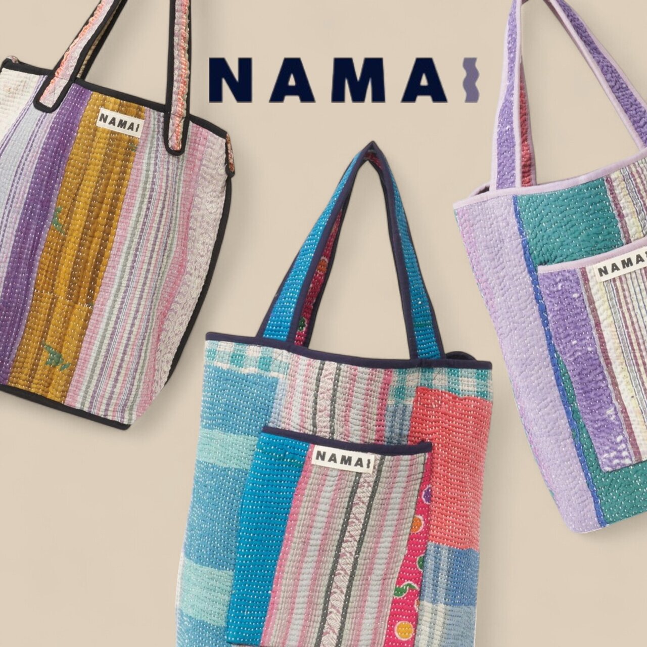 【新入荷】NAMAI ヴィンテージのカンタキルトから生まれる唯一無二のものづくり