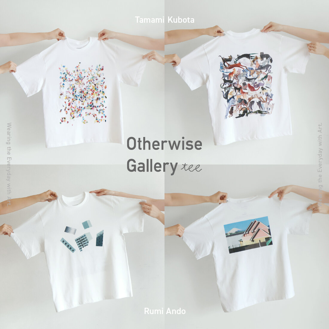 【8/15発売スタート】Otherwise Gallery × H.P.FRANCE アートTシャツ