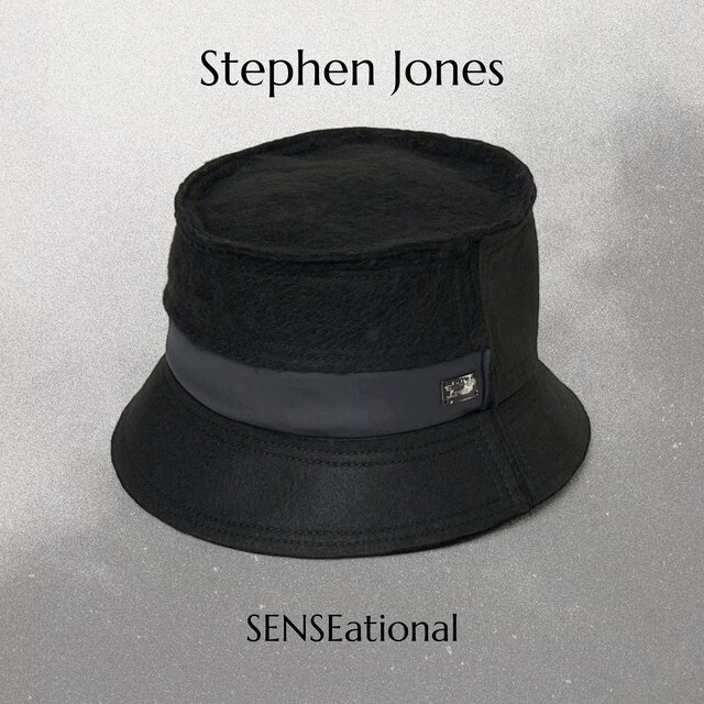 スティーブンジョーンズ　STEPHEN JONES ハット　ローズ　ブラック SENSEational「世界は、こんなにも官能的だったなんて。」-Stephen