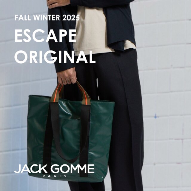 ジャックゴム エスケープシリーズ ブラック・カーキー JACK GOMME｜ESCAPE ORIGINAL SPRING SUMMER 2025｜H.P.FRANCE公式サイト