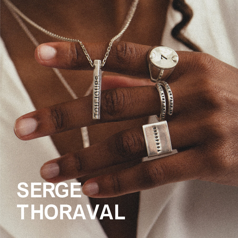 SERGE THORAVAL（セルジュ・トラヴァル）｜言葉を刻み、想いをまとうジュエリー