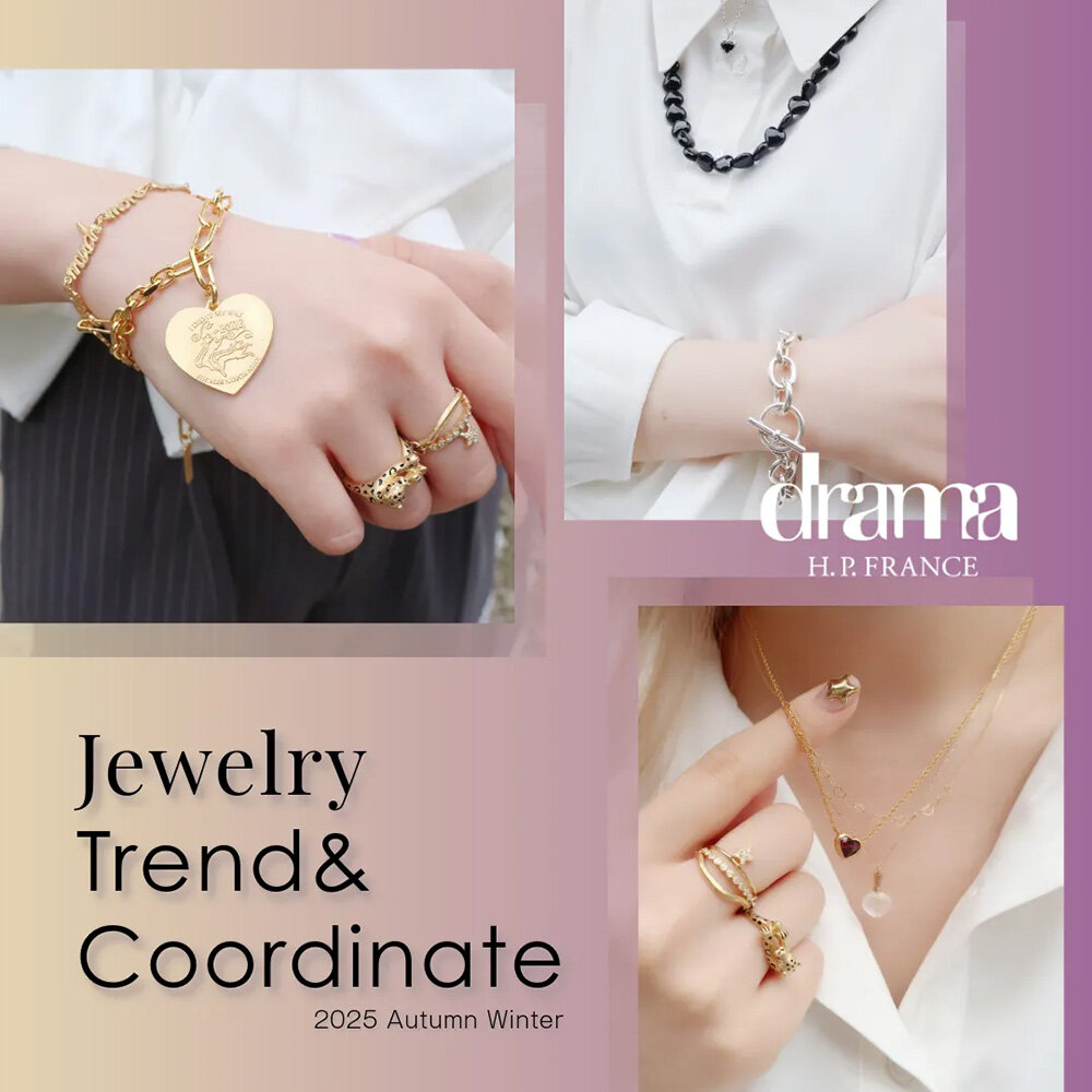 drama H.P.FRANCE  Jewerly Trend＆Coodinate