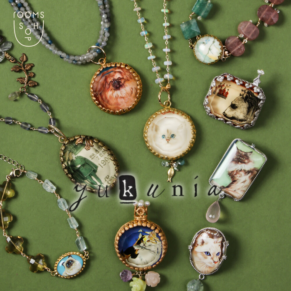 【期間限定/新入荷】yukunia ヴィンテージと天然石が紡ぐアクセサリー｜rooms SHOP