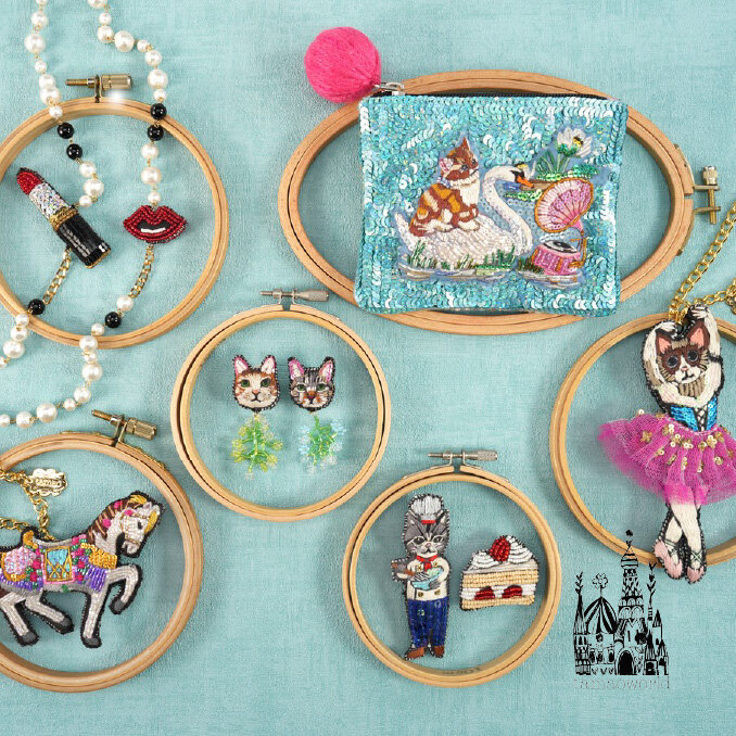 【drama広島】色彩と刺繍で描くファンタジーの世界 tamaoworld POP UP SHOP