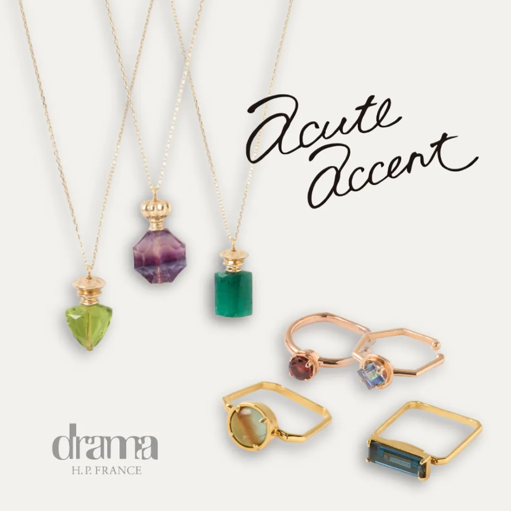 香り立つような輝きを纏って。AcuteAccentの一点物ジュエリーが新入荷