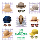 H.P.FRANCE 2026 SPRING&SUMMER -HAT AND SUNGLASS FOR SUNNY DAYS-