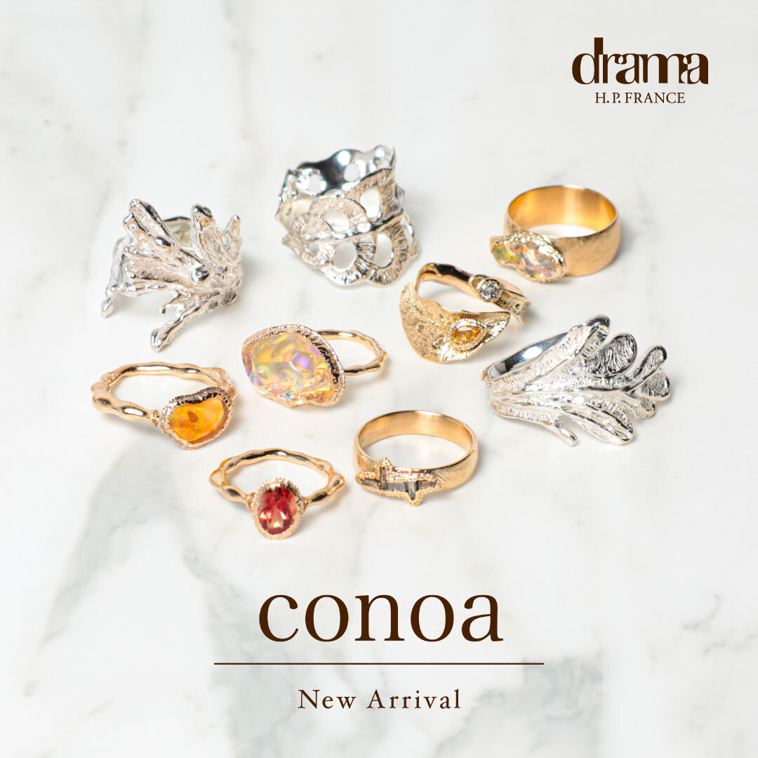 conoa｜drama H.P.FRANCE 広島店・オンラインストアにてリングが登場