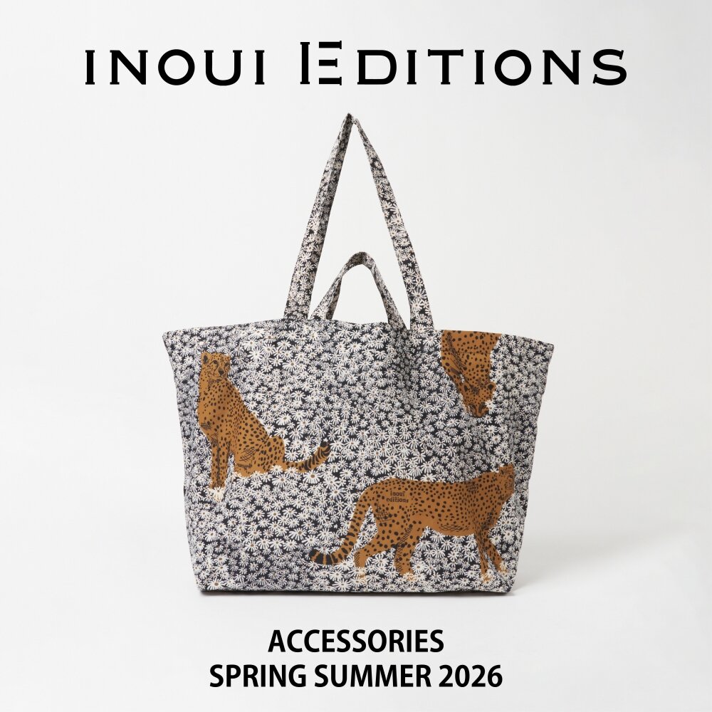INOUI EDITIONS｜描かれた世界を持ち歩く、バッグ＆ポーチが登場