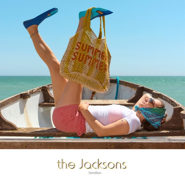 5/1Update】THE JACKSONS｜言葉を編み込む、心弾むジュートバッグ