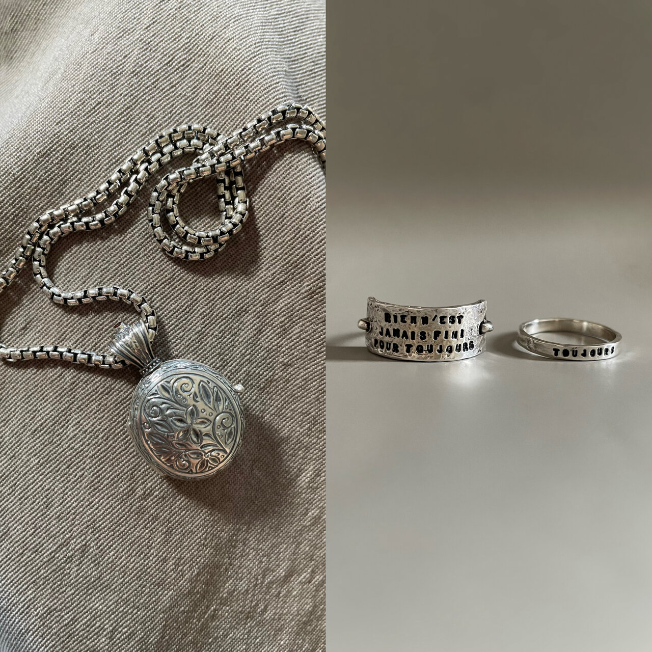 初夏に映えるシルバージュエリー＜Gerochristo & SERGE THORAVAL＞