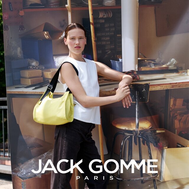 【新品タグ付き】JACK GOMME ジャックゴム ボディバッグ オリーブ JACK GOMME｜LIGHT LEATHER SPRING SUMMER 2026｜H.P.FRANCE公式サイト