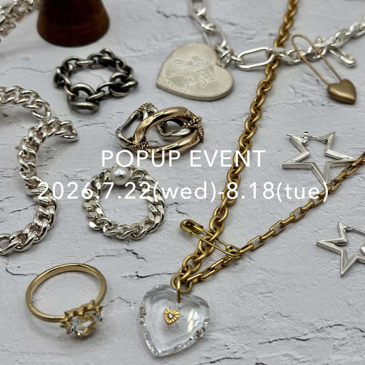 【7/22～】:CAFCA / chigo 期間限定POPUP開催｜H.P.FRANCE BIJOUX 新宿店