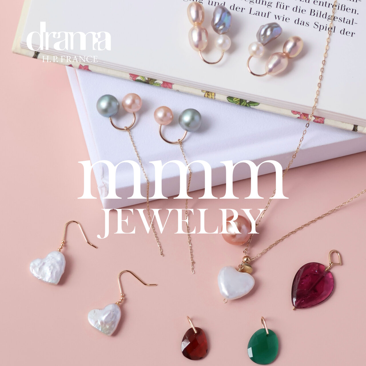 【10/15～11/15｜drama梅田】遊び心を楽しむジュエリー〈mmm jewelry〉が初登場