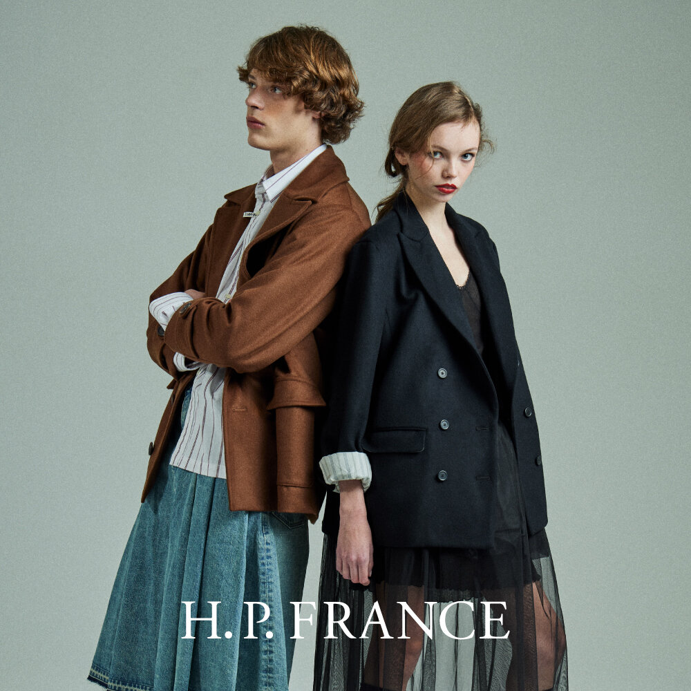 【10月30日(金)より順次発売】SUPER 170’s尾州ウールで仕立てる、H.P.FRANCEのオリジナルアウター第2弾