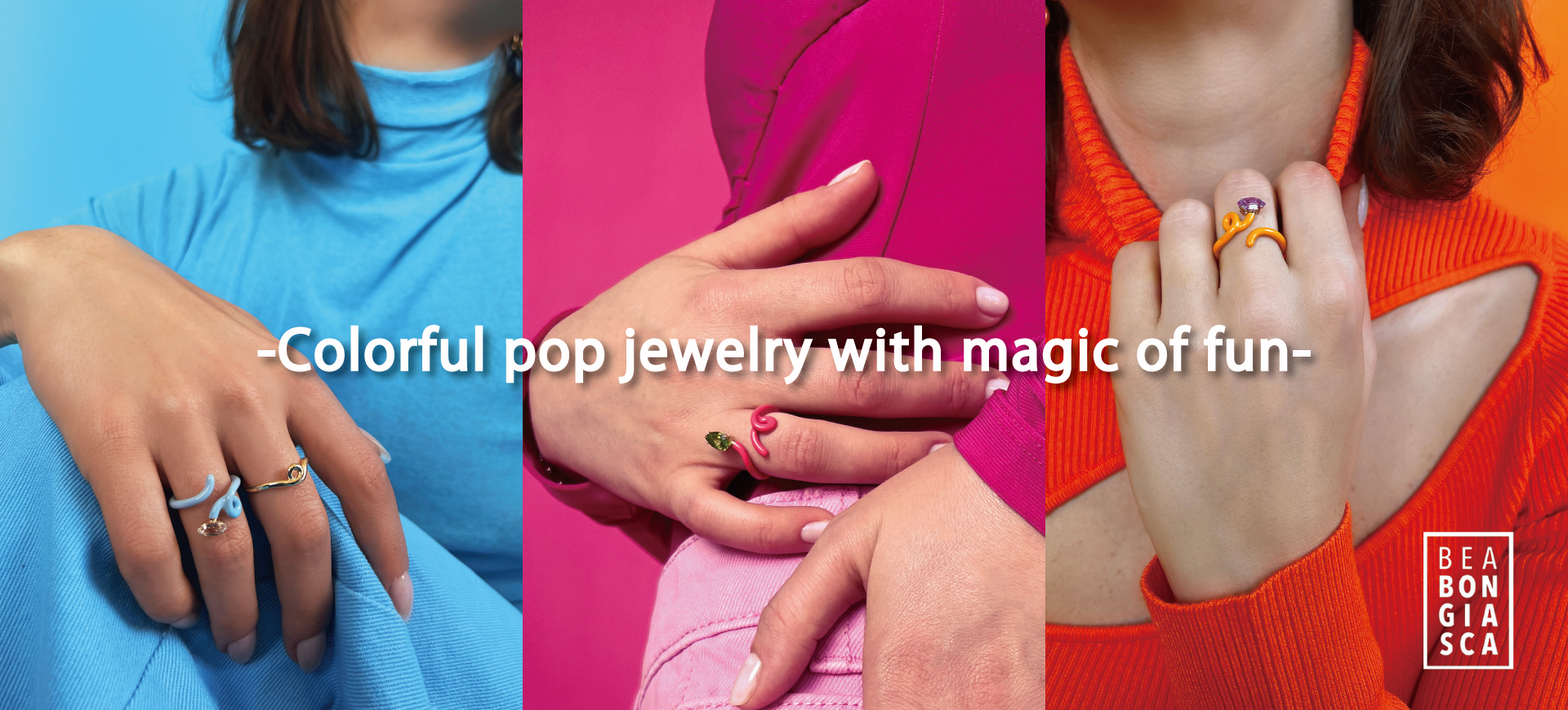 Bea Bongiasca -Colorful pop jewelry with magic of fun-｜H.P.FRANCE