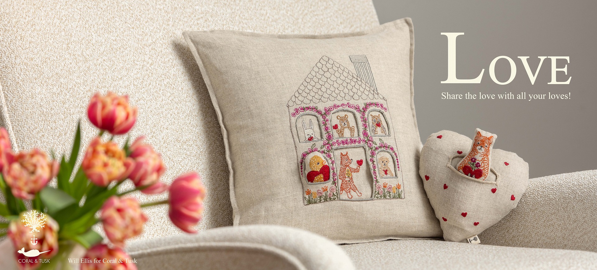 コーラルアンドタスク　ガーランド 刺繍 フェルト　フラワー Amazon.co.jp: コーラルアンドタスク ガーランド 刺繍 フェルト