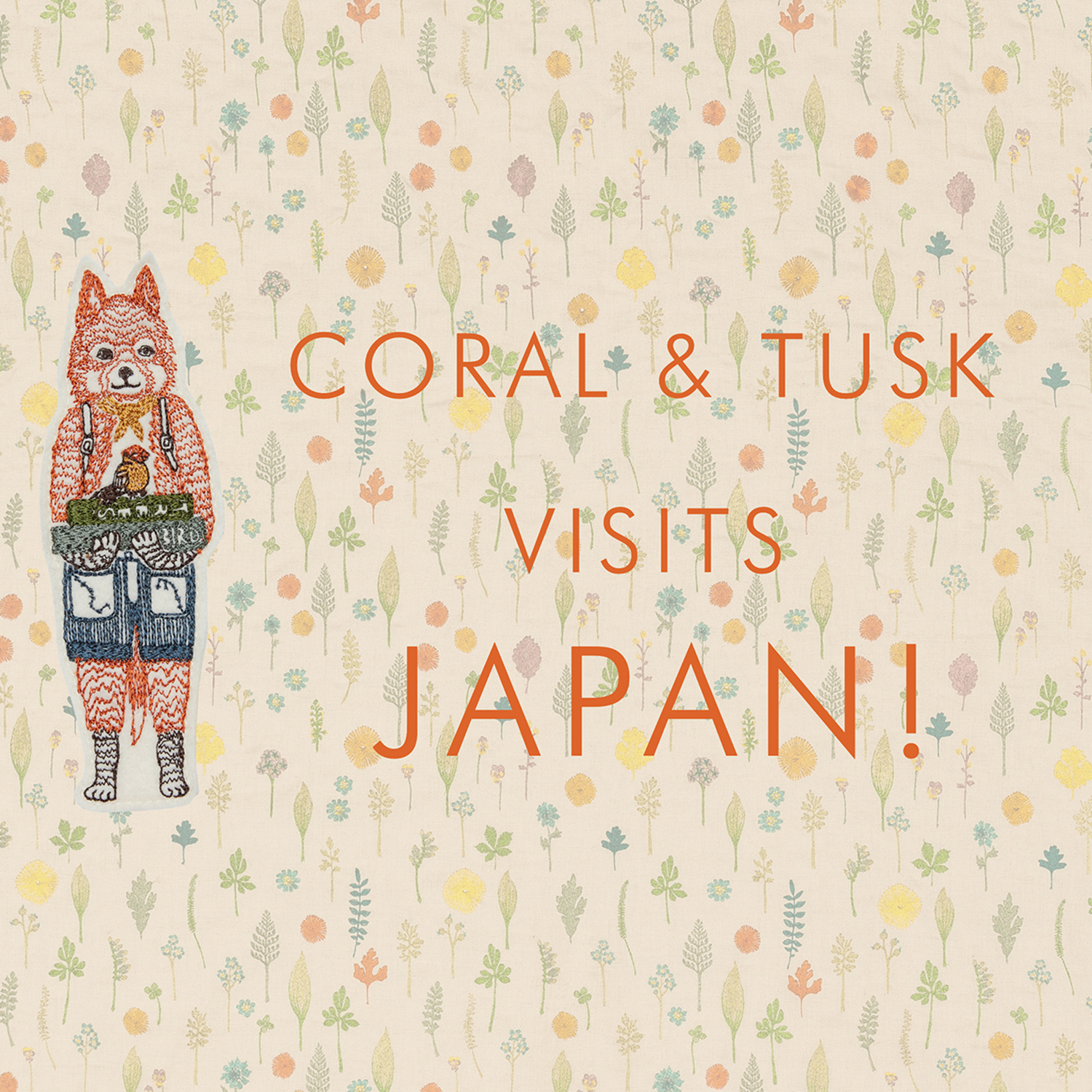 Coral&Tuskデザイナー、ステファニーが2年ぶりに来日！スペシャル