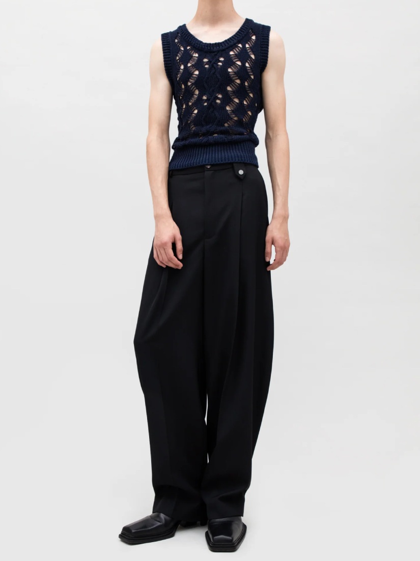 egon 082plus – POLO KNIT EgonLab エゴンラボ　ニットポロ lab トップス