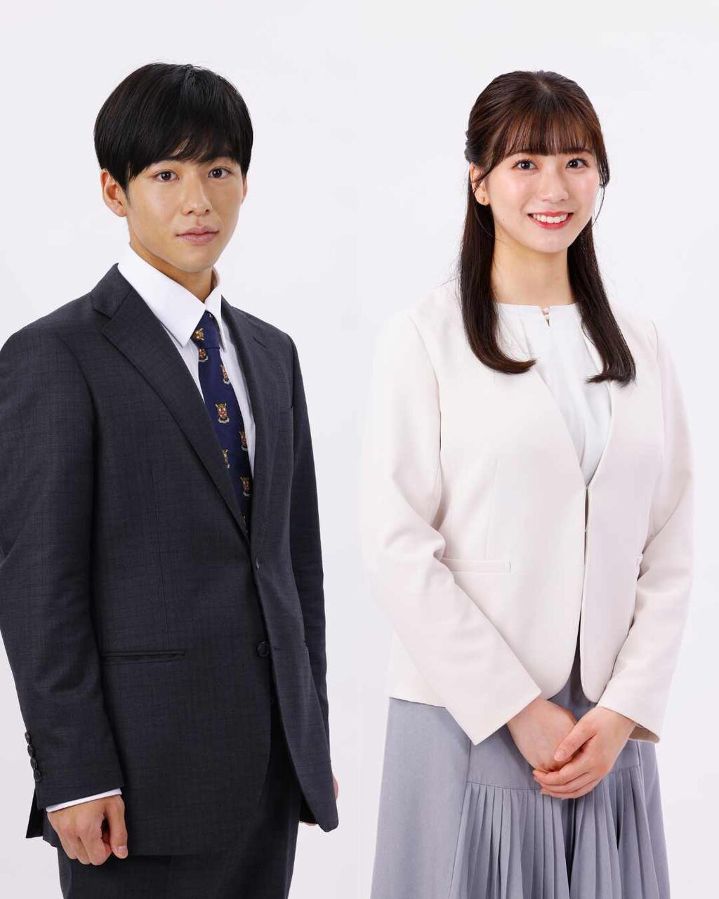 関西テレビアナウンサー　秦・田中