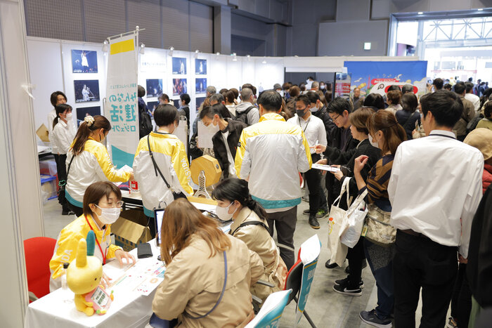 ブースの盛況画像