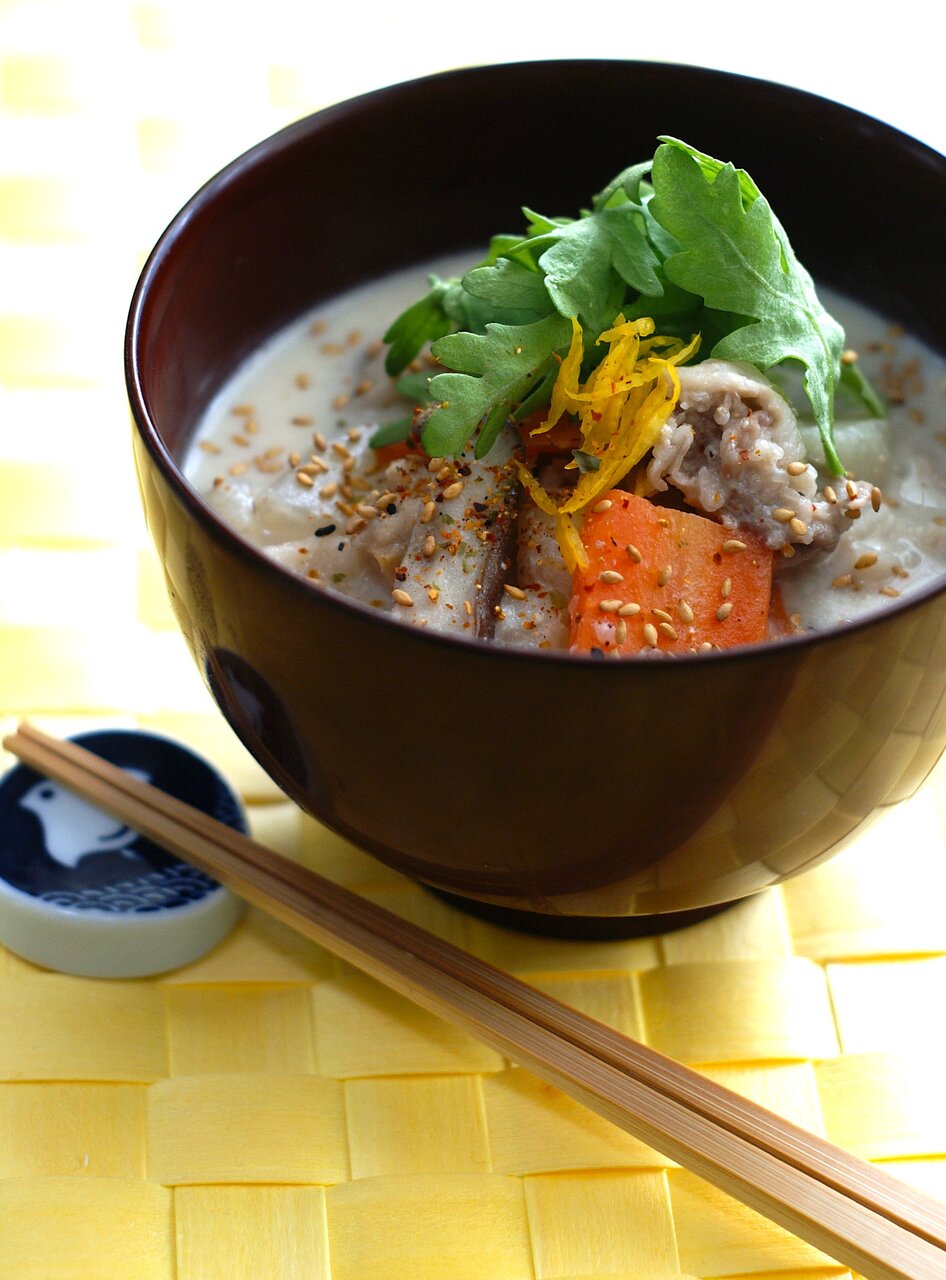 しいたけのクリーミーかす汁