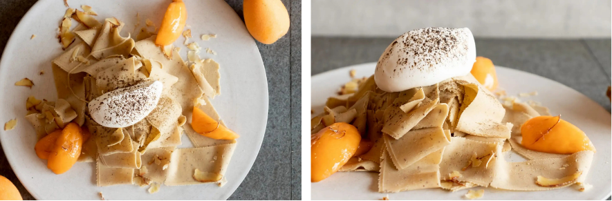 和栗と季節の果物タルト　～枇杷～