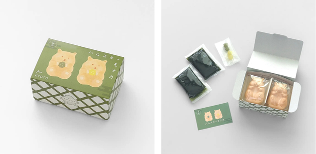 ハムスターもなかパッケージ