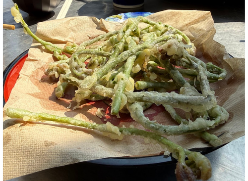 ワラビの天ぷら