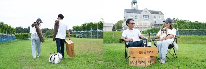 グランピング　ワイナリー　ペット可