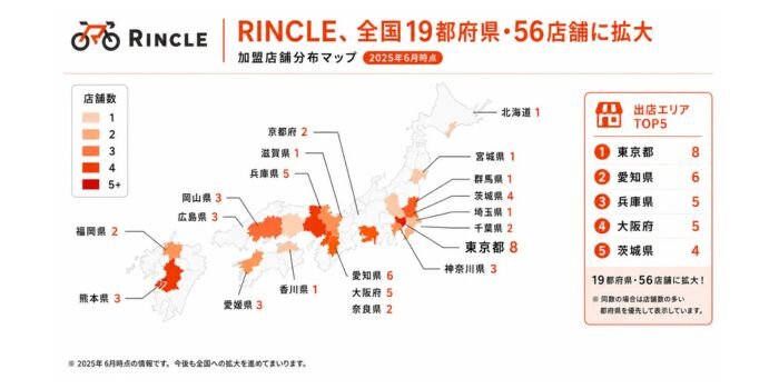 スポーツバイク　レンタル　RINCLE　リンクル　ロードバイク　ebike