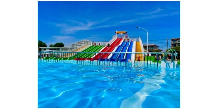 埼玉県所沢市　北野公園市民プール　水遊び　夏休み