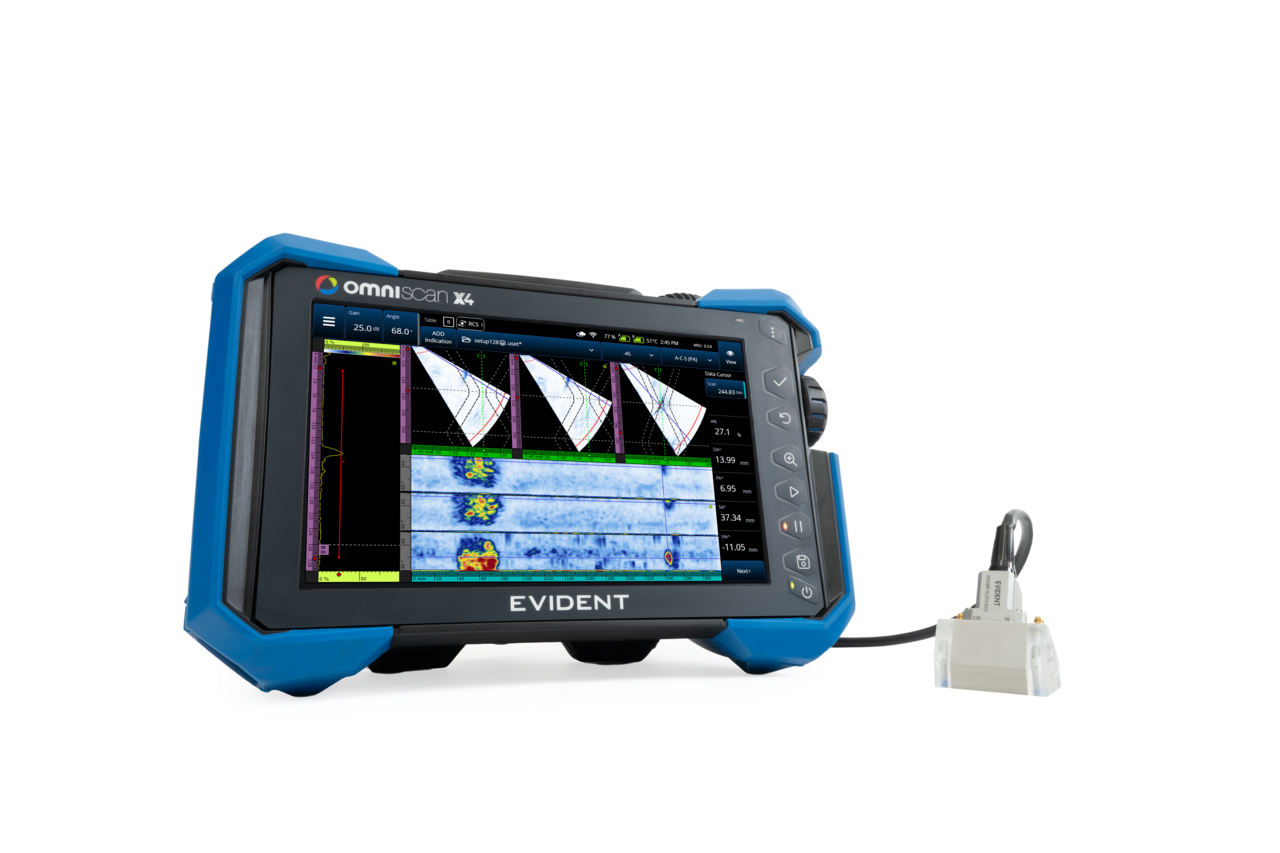 写真2　超音波フェーズドアレイ探傷器「OmniScan X4 128:128PR」