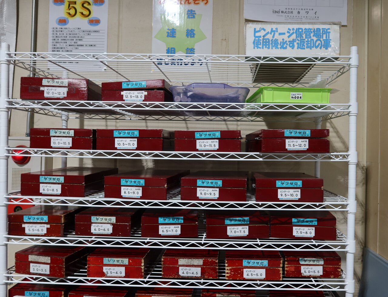 自作の整理棚。定置が習慣化