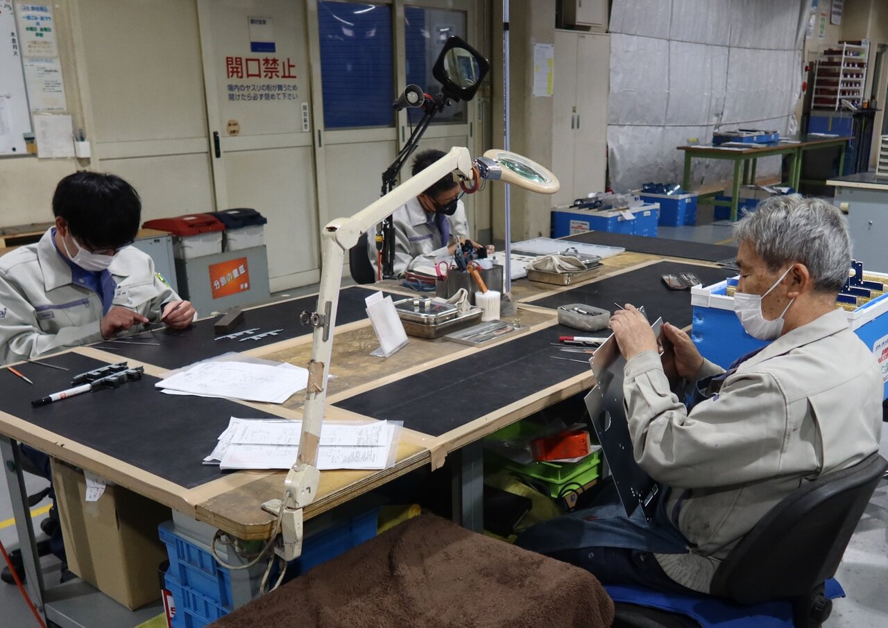 手づくり精密板金の技の伝承が課題