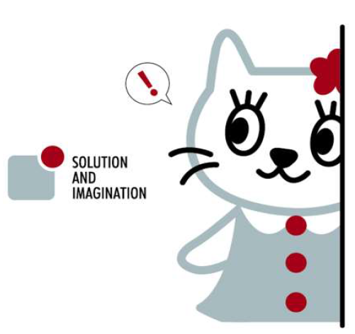 図1　金子製作所のキャラクター「カロネコ」