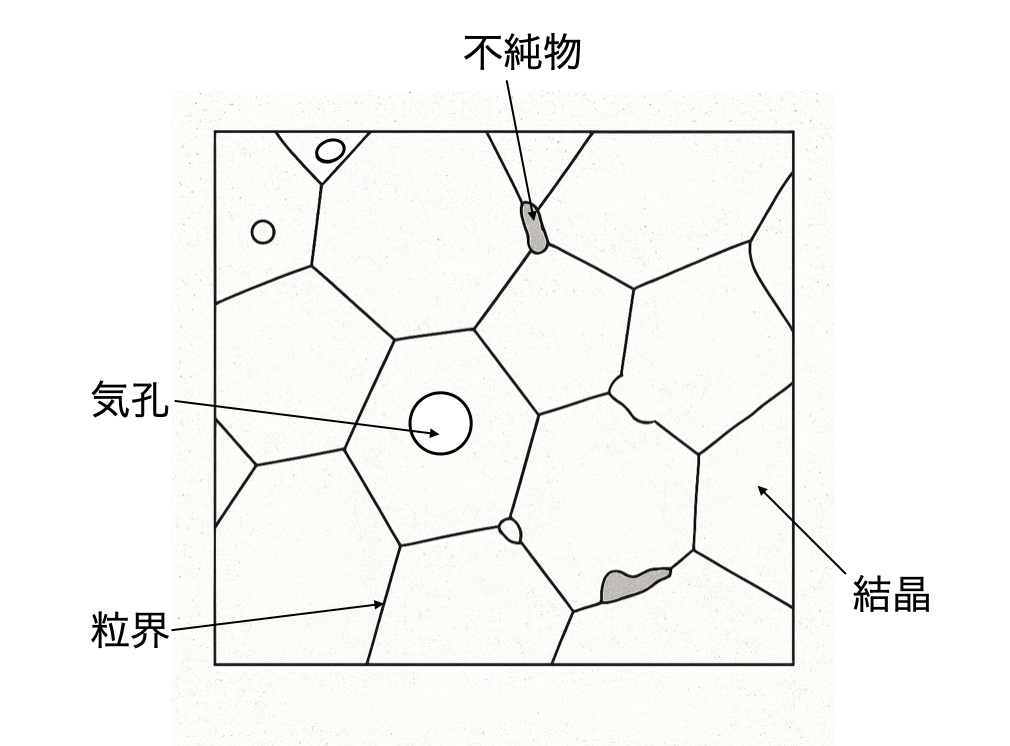 図3　材料微構造の模式図