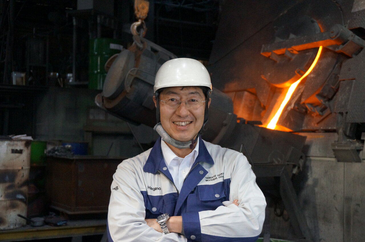 萩野源次郎代表取締役社長