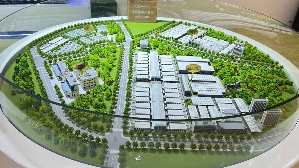 図1　江西省修水県金型デジタル産業パーク全景（模型）